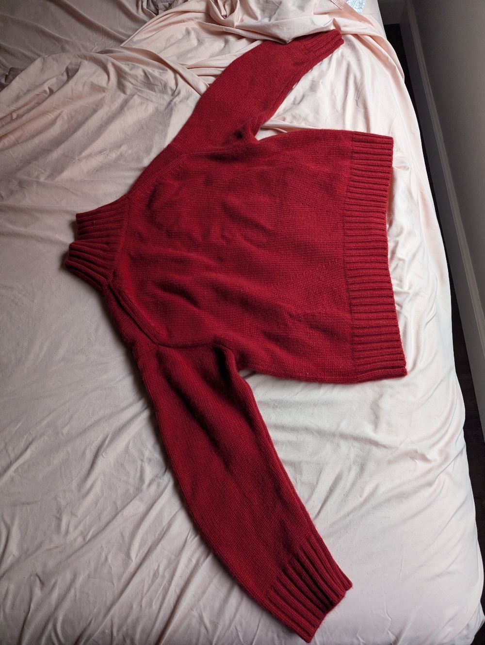COS Red Ribbed Turtleneck Sweater - Picture 6 of 11
